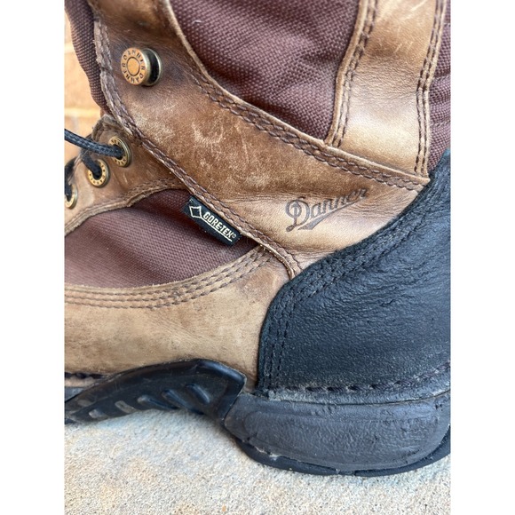 Danner Pronghorn Gore-Tex Mens 9.5 Brown 8" Black Leather Hunting Hiking Boots - Picture 3 of 16